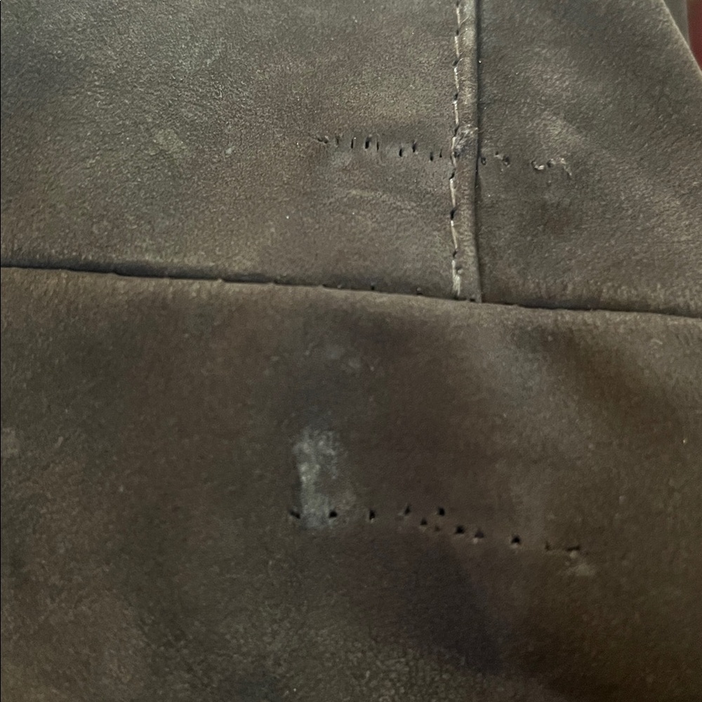 Vintage Bohemian Brown Suede Fitted Jacket w/pockets & decorative Buttons Size S - Picture 10 of 16